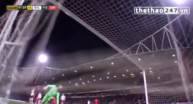 Video clip bàn thắng: Bolton Wanderer - Liverpool - Vượt ải
