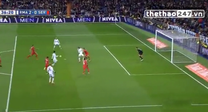 Video clip bàn thắng: Real Madrid - Sevilla - Chiến thắng dễ dàng