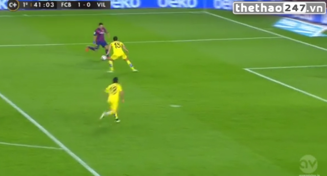 Video clip bàn thắng: Barcelona - Villarreal - Đẳng cấp quá xa với