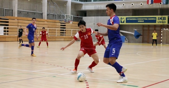 ĐT Futsal Việt Nam không tạo nên được bất ngờ ở lượt tái đấu với Croatia