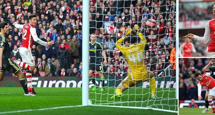 Video clip bàn thắng: Arsenal - Middlesbrough (vòng 5 cúp FA 2015)