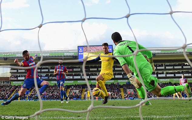 Video clip bàn thắng: Crystal Palace - Arsenal - Trở lại cuộc đua top 4