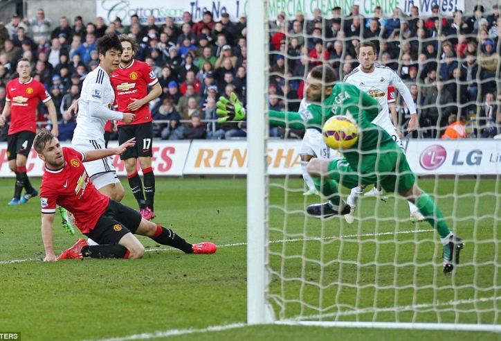 Video clip bàn thắng: Swansea - Man United - Tiếp tục ôm hận