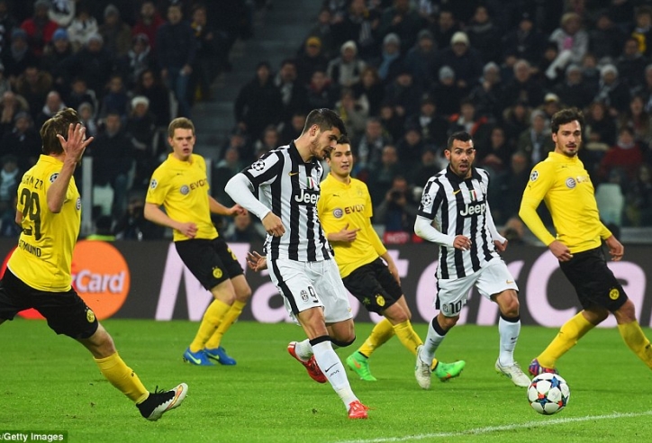 Video clip bàn thắng: Juventus - Dortmund - Bà đầm phục hận
