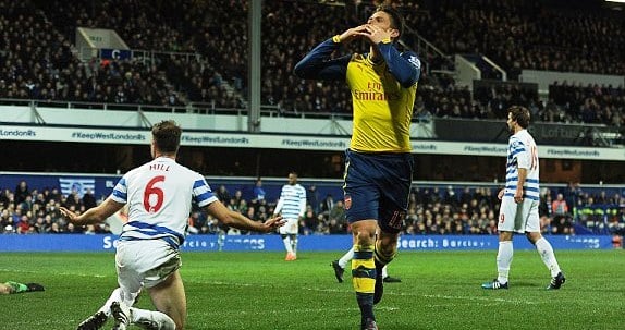 QPR 1-2 Arsenal: Chiến thắng nghẹt thở