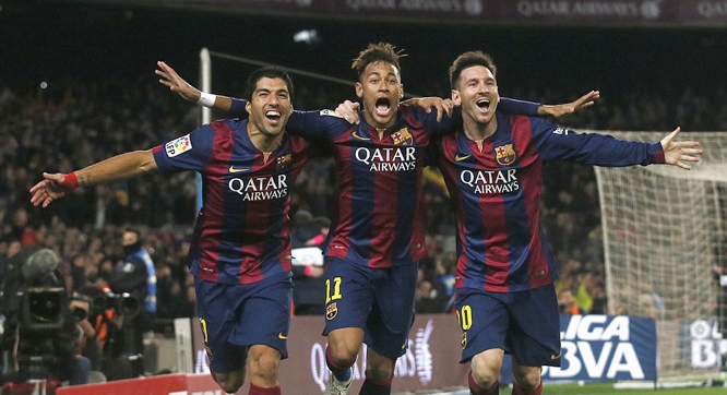 VIDEO: Pha phối hợp hoàn hảo của bộ ba Messi - Suarez - Neymar