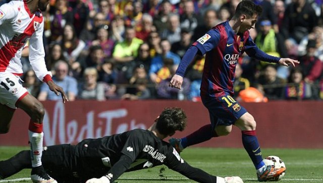 Video clip bàn thắng: Barcelona 6-1 Vallecano - Messi và Suarez tỏa sáng