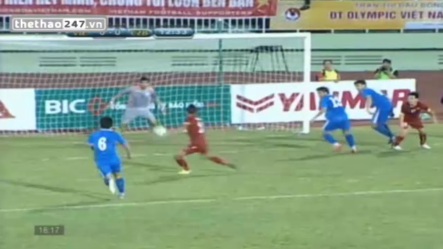 VIDEO: Pha bỏ lỡ đáng tiếc của Huy Toàn (U23 Việt Nam vs U23 Uzbekistan)
