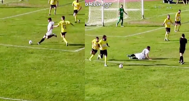 VIDEO: Tình huống thổi penalty vô lý nhất từng thấy