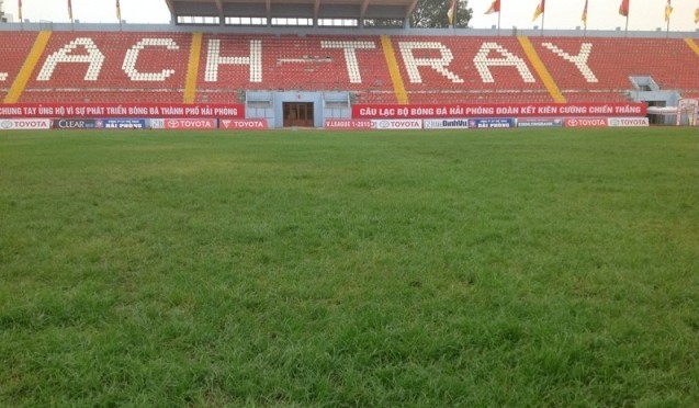 Sân Lạch Tray đã sẵn sàng cho giai đoạn tiếp theo của V-League 2015