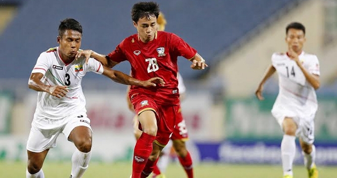 Video clip bàn thắng: U23 Thái Lan 1-0 U23 Myanmar (Giao hữu)