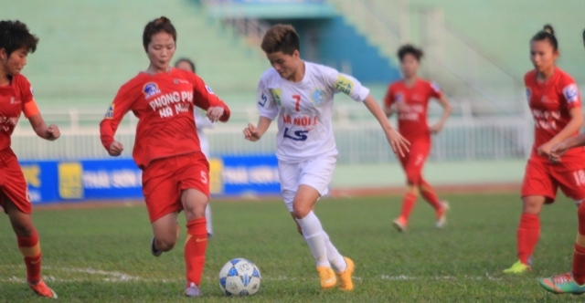 Vòng 6 giải bóng đá nữ VĐQG 2015: PP.Hà Nam thua đậm trước Hà Nội I