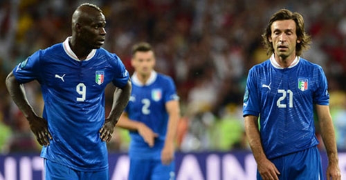 ĐT Italia tham dự vòng loại Euro 2016: Thiếu vắng Balotelli và Pirlo