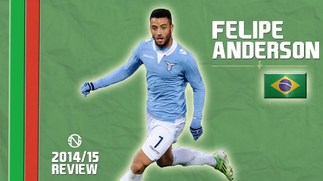 VIDEO: Felipe Anderson - tài năng trẻ trong tầm ngắm Man Utd