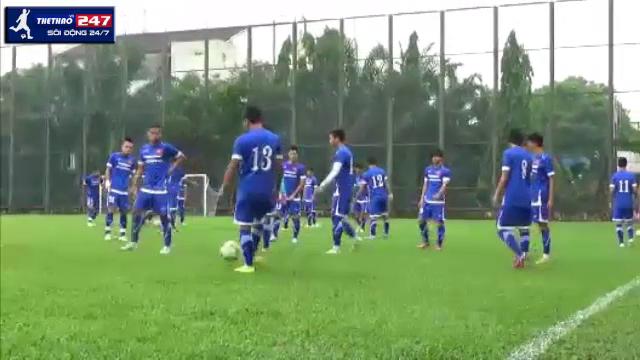 VIDEO: Buổi tập của U23 Việt Nam trên đất Malaysia