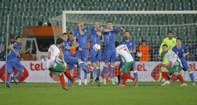 Video clip bàn thắng: Bulgaria 2-2 Italia - Hòa kịch tính