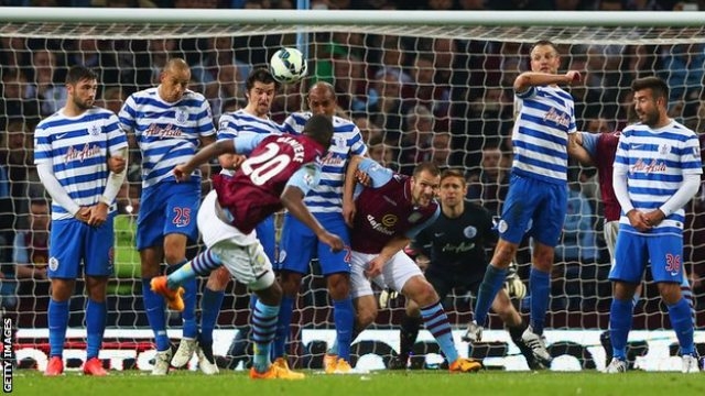 Video clip bàn thắng: Aston Villa 3-3 QPR (Ngoại Hạng Anh 2014/15)