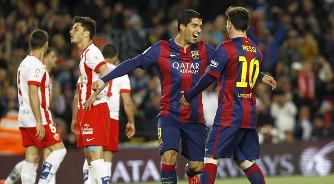 VIdeo clip bàn thắng: Barcelona 4-0 Almeria - Messi nổ súng
