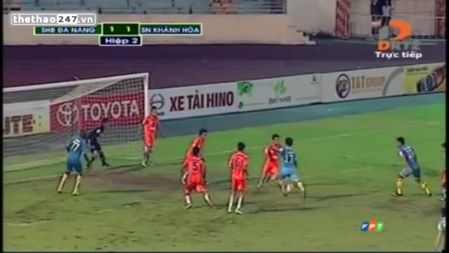 Video clip bàn thắng: SHB Đà nẵng 1-1 Sanna Khánh Hòa (V9 V-League 2015)