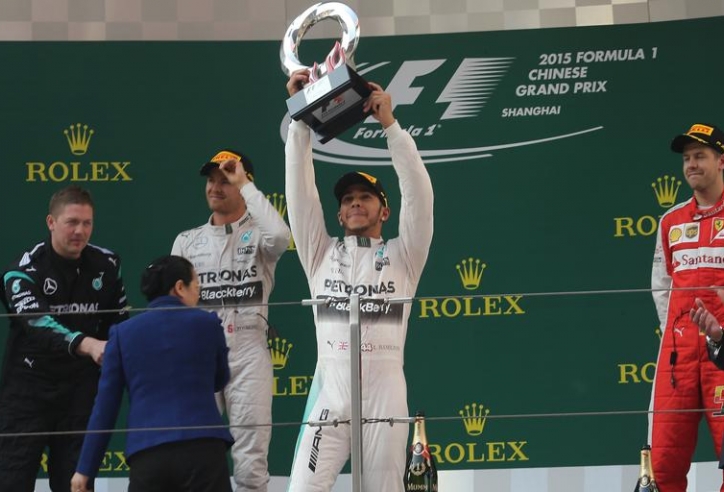 Kết quả đua xe F1 chặng 3 - Chinese Grand Prix 2015