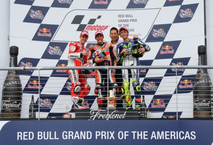 Kết quả đua xe MotoGP chặng 2 - Red Bull Grand Prix of The Americas 2015