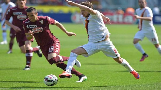 Video clip bàn thắng: Torino 1-1 AS Roma (V30- Serie A)