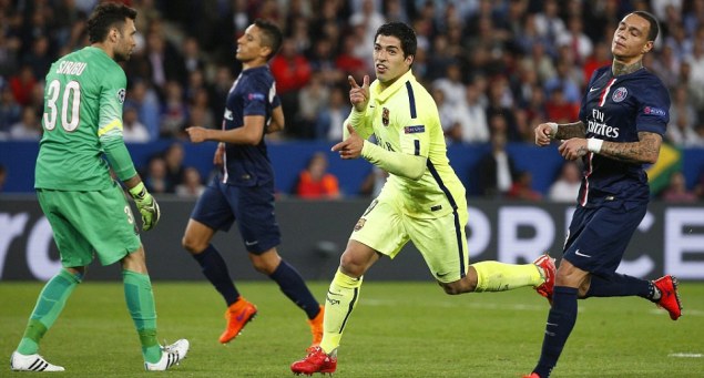 PSG 1-3 Barcelona: Màn trình diễn ma thuật của Suarez