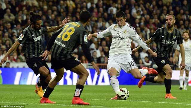 Video clip bàn thắng: Real Madrid 3-1 Malaga - Kền kền trắng trả giá đắt
