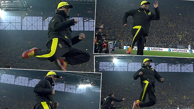 VIDEO: 5 pha ăn mừng độc đáo của Jurgen Klopp cùng Dortmund