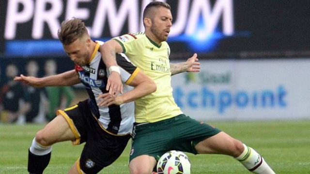 Video clip bàn thắng: Udinese 2-1 AC Milan (VĐQG Italia 2014/15)