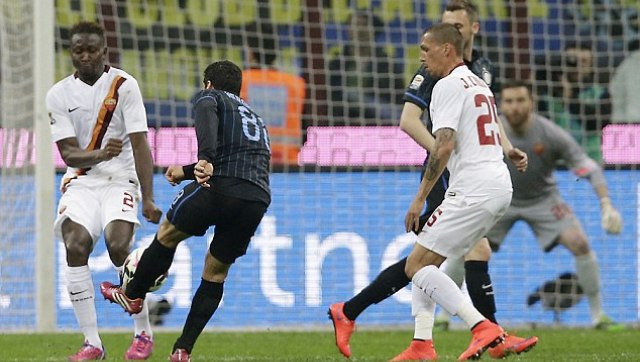 Video clip bàn thắng: Inter 2-1 AS Roma (VĐQG Italia 2014/15)