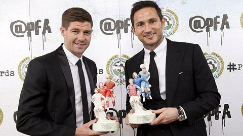 Lampard và Gerrard được PFA vinh danh
