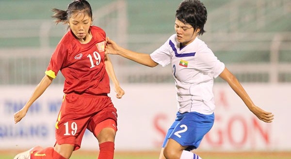 ĐT nữ Việt Nam 3-2 ĐT nữ Myanmar: HLV Takashi có chiến thắng đầu tay