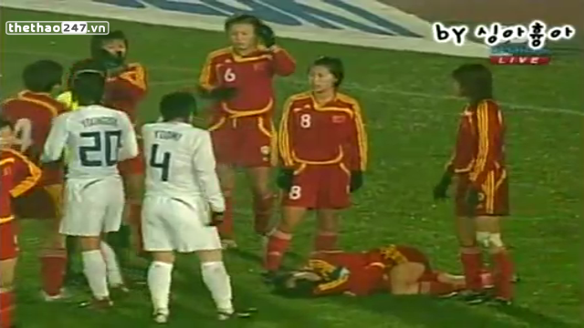 VIDEO: Tình huống chơi xấu khó tin của ĐT bóng đá nữ Trung Quốc