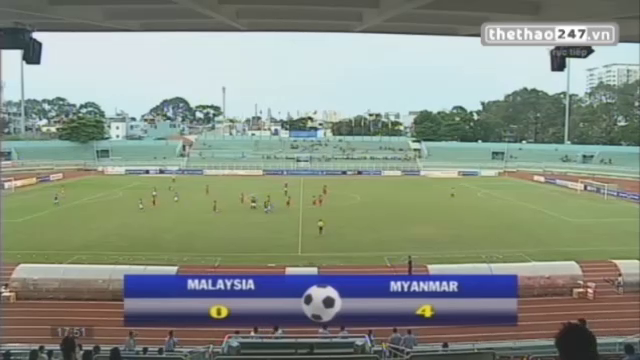 Video clip bàn thắng: Nữ Malaysia 0-4 Nữ Myanmar (Bảng B AFF Cup nữ 2015)