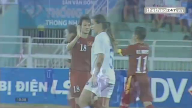 Video clip bàn thắng: Nữ Việt Nam 4-0 Nữ Philippines (Bảng B AFF Cup nữ 2015)