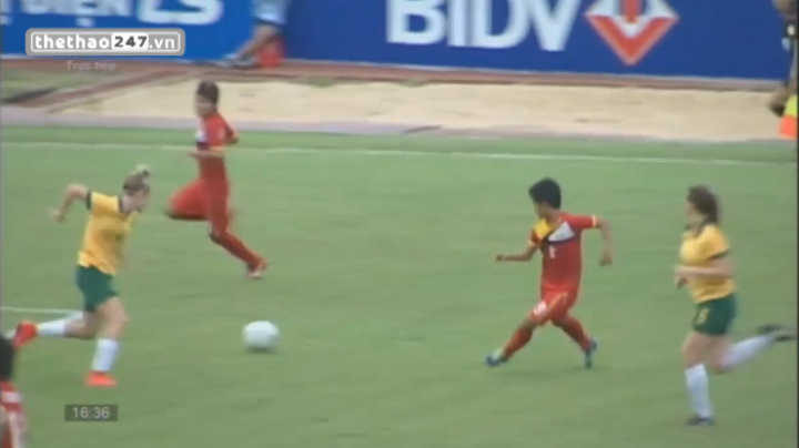 Video clip bàn thắng: U20 Nữ Australia 0-1 Nữ Myanmar (Bán kết AFF Cup 2015)