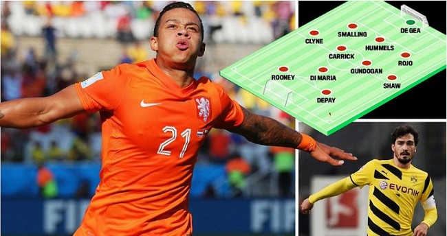 Lộ đội hình Man United mùa tới khi có Memphis Depay