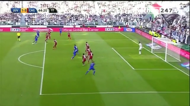 Video clip bàn thắng: Juventus 1-1 Cagliari (VĐQG Italia 2014/15)