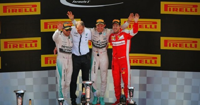 Bảng xếp hạng đua xe F1- chặng 5: Rosberg có danh hiệu đầu tiên
