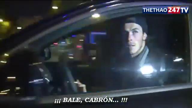 VIDEO: Gareth Bale bị fan chửi thậm tệ khi lái xe rời Bernabeu