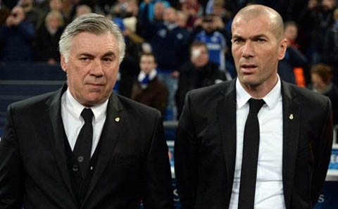 Zidane rộng cửa thay thế HLV Ancelotti tại Real