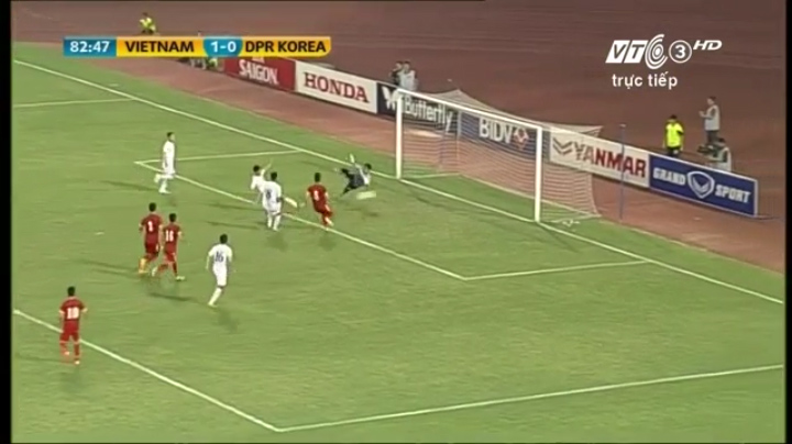 VIDEO: Bàn thắng gỡ hòa 1-1 của các cầu thủ CHDCND Triều Tiên