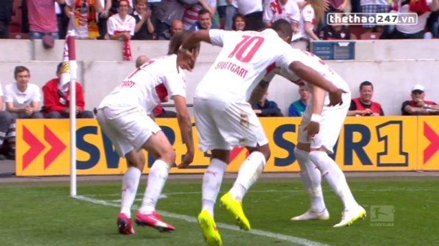 VIDEO: Màn ăn mừng siêu dị của sao Bundesliga
