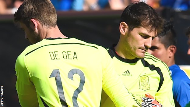 De Gea đã được chọn để thay thế Casillas