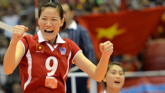 ĐT bóng chuyền nữ Việt Nam đánh bại nữ Nhật Bản tại giải châu Á