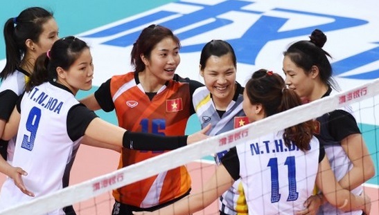 ĐT bóng chuyền nữ Việt Nam sẽ đối đầu với Trung Quốc và Iran