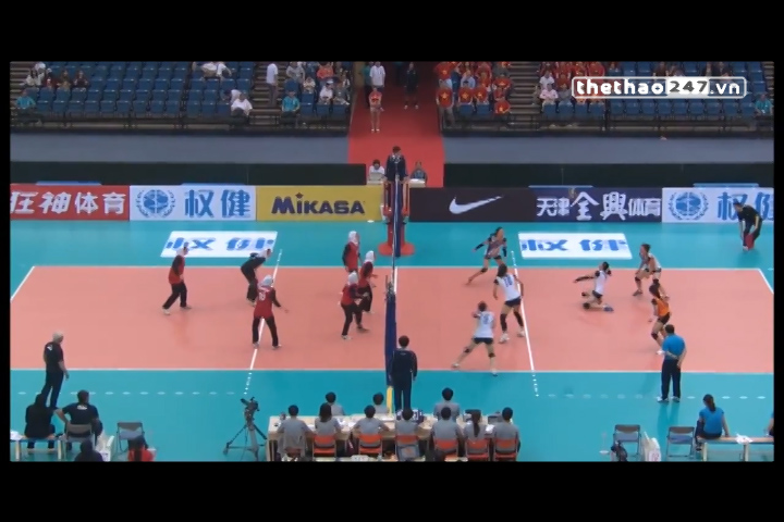 Video bóng chuyền: Set 5 Việt Nam 3-2 Iran (Giải bóng chuyền nữ vô địch châu Á)