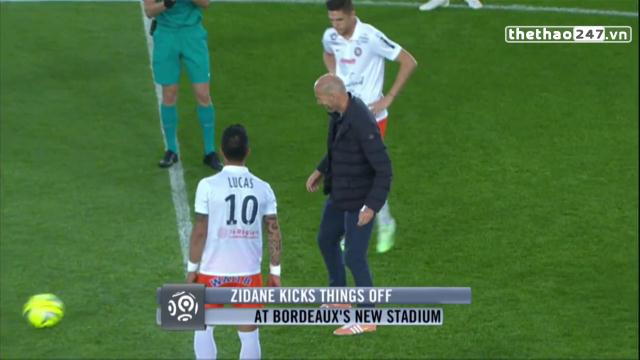 VIDEO: Zidane tái xuất sân cỏ tại vòng 38 giải VĐQG Pháp