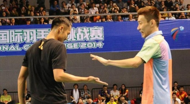 VIDEO: Giao hữu cầu lông Lin Dan vs Lee Chong Wei